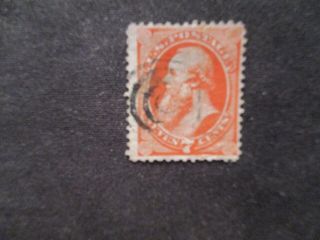 1873 7c Stanton,  Orange Vermilion.  S 160 Minor Issues