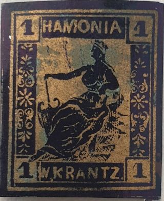 German States Hamburg 1863,  W.  Krantz Hamonia,  Lot 2