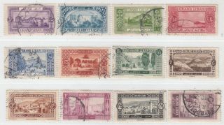 Lebanon 1925 Issue Stamps Yvert 51/62