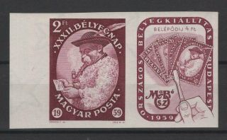 Hungary,  Magyar,  Stamps,  1959,  Mi.  1627 B.