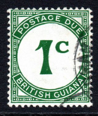 British Guiana 1 Cent Postage Due Stamp C1940 - 55