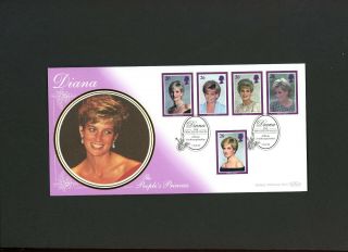 1998 Diana Princess Of Wales Althorp Benham Official Fdc