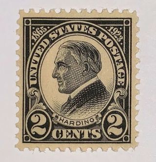 Travelstamps: 1923 Us Stamps Scott 610,  2cents,  Harding,  Mognh,  Perf.  11,