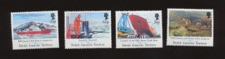 British Antarctic Territory - Sc 184 - 187 Sg 200/3 Vfmnh - Scientific Research -
