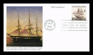Dr Jim Stamps Us First Day Cover Uss Constellation Mystic Stamp Company