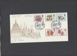 1982 Christmas Sir Christopher Wren East Knoyle Stewart Petty Official Fdc