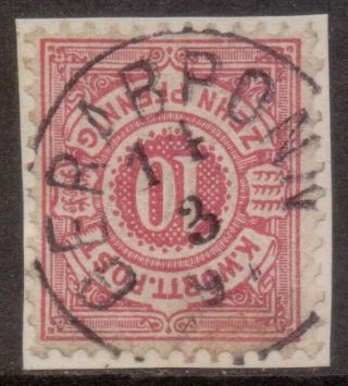 Germany Wurttemberg Postmark / Cancel " Gerabronn " 1891
