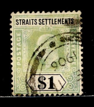 Straits Settlements,  British: 1904 Classic Era Stamp Scott 123 Cv $37.  50 Sound