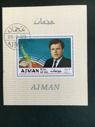 Ajman Stamps,  Kennedy Families,  MNH,  Souvenir, 2