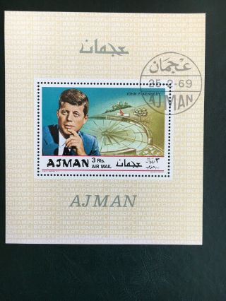 Ajman Stamps,  Kennedy Families,  MNH,  Souvenir, 4