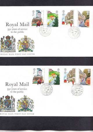 1985 Royal Mail Gpo Fdcs With House Of Commons & Lords Cds.  Cat £40.