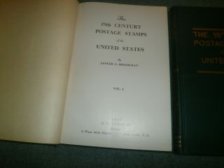 BROOKMAN 1947 19TH CENTURY OF POSTAGE STAMPS,  US,  VOL I & II 2