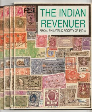 India,  The Indian Revenuer,  Fiscal Philatelic Society Of India,  4 Issues,  1994 - 7