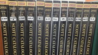 Scott 2018 Stamp Catalogs,  All 12 Volumes Volume 1a Through 6b,  (mn2)