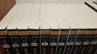 Scott 2018 Stamp Catalogs,  all 12 volumes Volume 1A through 6B,  (MN2) 2