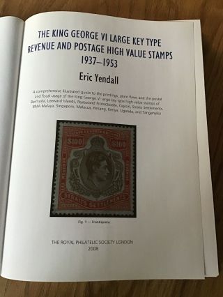King George VI Large Key Type Stamps Large Hardback Book 3