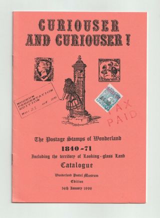 Curiouser & Curiouser Postage Stamps Of Wonderland,  Gerald King Cinderellas