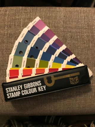 Stanley Gibbons Stamp Colour Key,  1970,