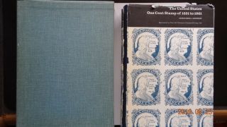 (rf) The United States 1c Stamp Of 1851 - 1862 - 1972 Hardcover & Slipcase