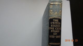 (RF) The United States 1c Stamp of 1851 - 1857 First Edition Vol 1 1938 Ashbrook. 2