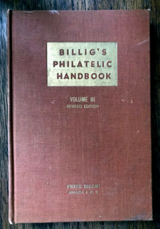 Billig’s Philatelic Handbook Vol.  Iii / 1943 - Very Good