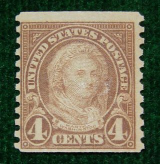 1923 Martha Washington 4 Cent Stamp - Scotts 601 Minty Unhinged