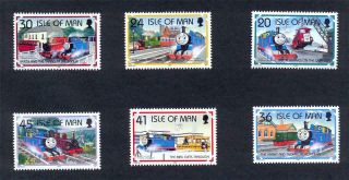 Gb Iom Isle Of Man Stamps 1995 Thomas The Tank Engine Trains Tv Books U/m