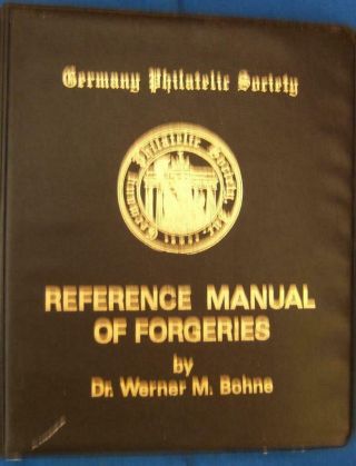 1989,  Reference Manual Of Forgeries,  Vol.  1 - 8,  See Remark (jk47)