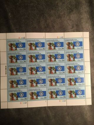 Scott Us 2804 Northern Mariana Island Sheet 20 Stamps Mnh