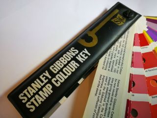 Rare 1973 Stanley Gibbons Stamp Colour Key