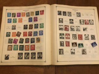 1939 Scott International Junior Postage Stamp Album with WWII German,  Others 4