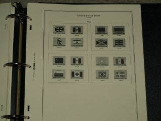 SCOTT SPECIALTY SERIES STAMP ALBUM BINDER WITH UNITED NATIONS PAGES 3