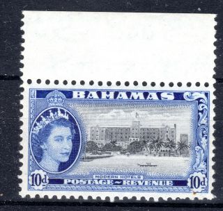 Bahamas Qe11 10d Mnh With Margin 1954 - 63 [b907 - 3]