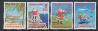 Cayman Islands - 1997,  Christmas Set - Mnh - Sg 852/5