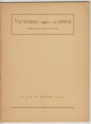 Victoria: 1901 - 12 Issue - The 1½d. ,  2d. ,  & 2½d.  Values