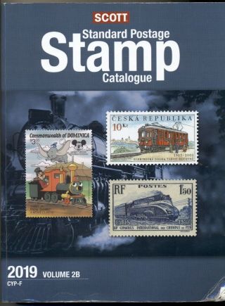 SCOTT STANDARD POSTAGE STAMP CATALOGS 2019,  Volumes 2A & 2B Countries C to F 2