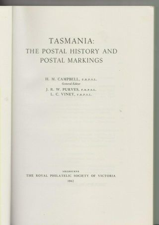 Tasmania: The Postal History & Postal Markings 2