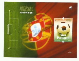 Portugal 2012 - European Football Cup - Flag And Ball S/s Mnh
