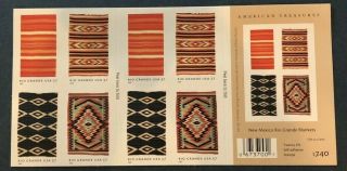 2005 Scott 3926 - 29 Mexico Rio Grande Blankets 37c Booklet Of 20 Stamps Mnh