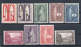 (6092) Belgium 1928 Orval Michel 235 - 243 Mh Cv $288.  00