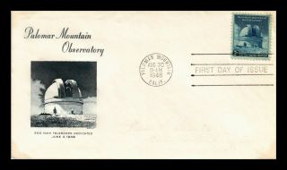 Us Cover Palomar Mountain Observatory Fdc Grimsland Addressed