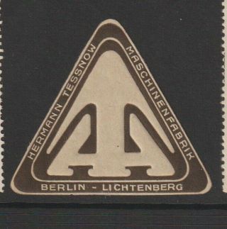 German Poster Stamp Triangle