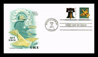 Dr Jim Stamps Us Art Deco Bird Nonprofit Coil Fdc Combo Cover Art Craft
