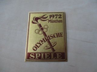 2967) Old Poster Stamp Olympic Games Olympische Spiele MÜnchen 1972