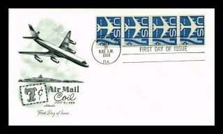 Us Cover Air Mail 7c Coil Fdc Artmaster Cachet