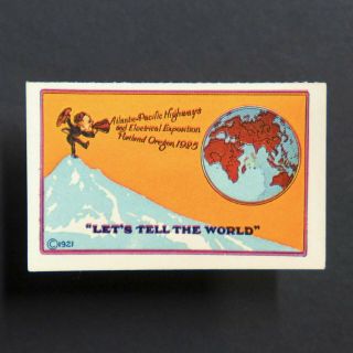 Poster Stamp Usa 1925 Portland Oregon Advertising Label • Cinderella