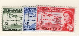 Trinidad & Tobago 1958 Caribbean Federation Mnh