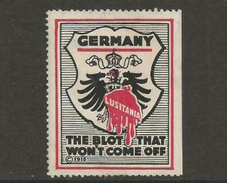 Usa 1915 " The Blot That Won 
