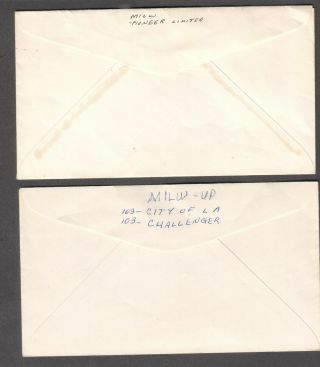 two 1966 RPO Railway post office covers Chicago & Omaha TR 103/Minneapolis Tr 1 2