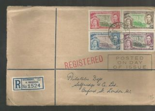 Southern Rhodesia Cover 1937 Coronation (front Cover Only No Back)